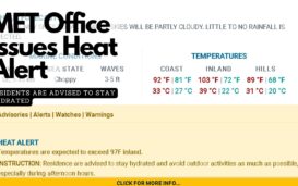 MET Office Issues Heat Alert
