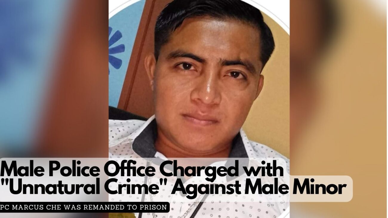 Male Police Office Charged with "Unnatural Crime" Against Male Minor 