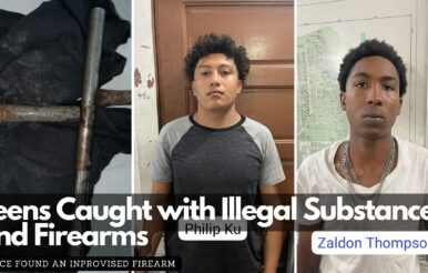 Teens Caught with Illegal Substances and Firearms