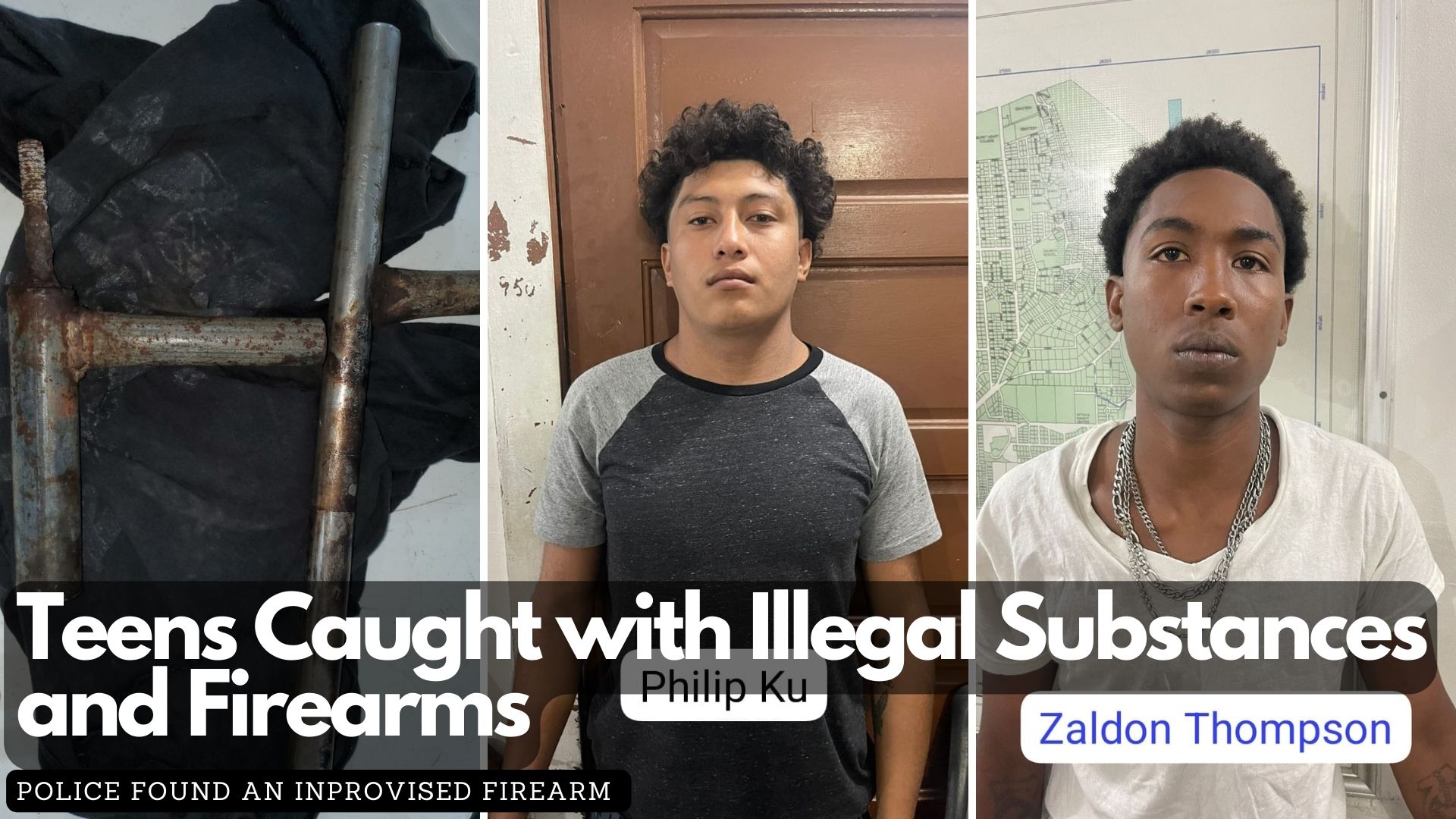 Teens Caught with Illegal Substances and Firearms