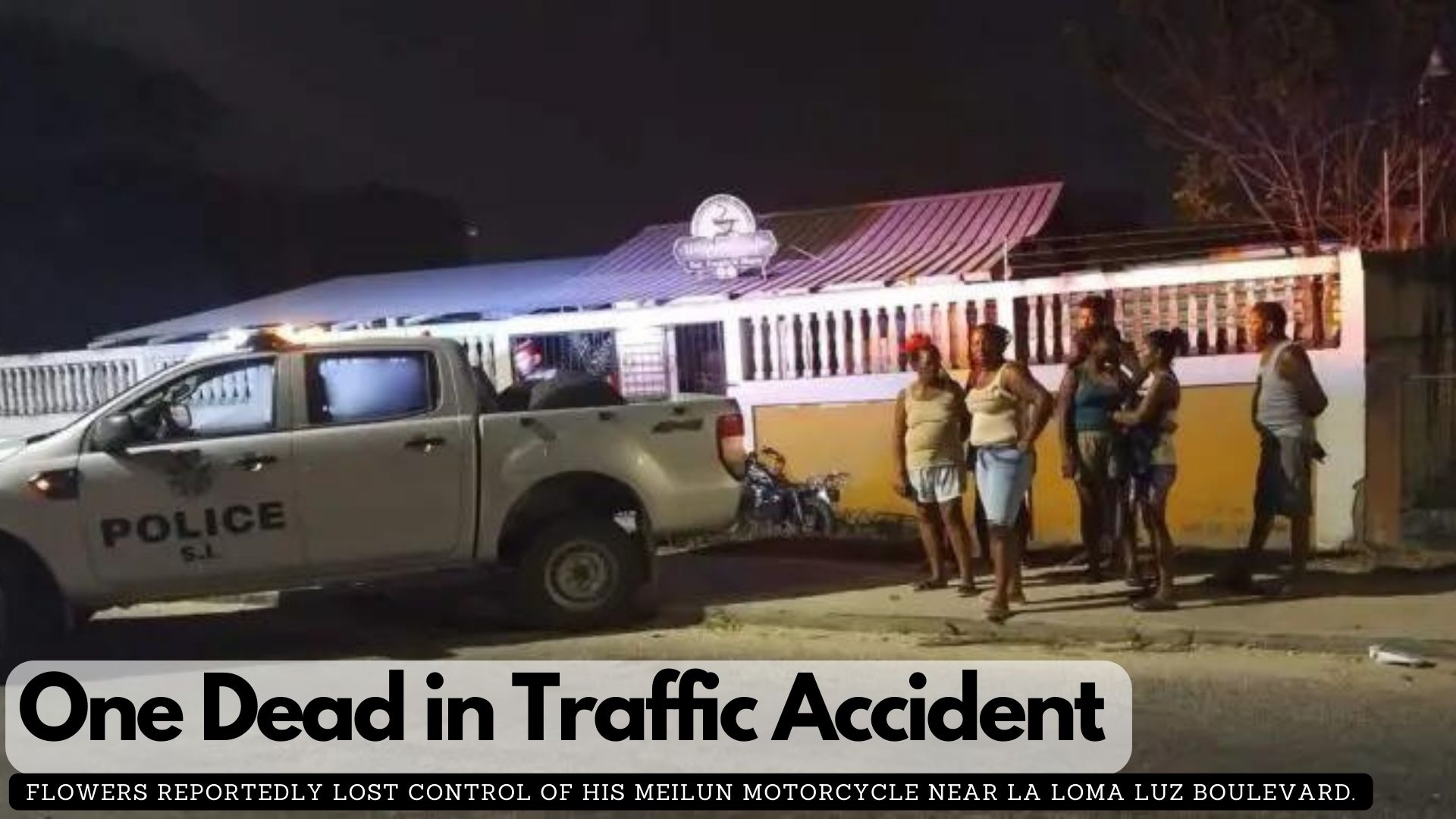 One Dead in Traffic Accident 