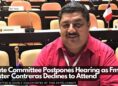 Senate Committee Postpones Hearing as Former Minister Contreras Declines to Attend