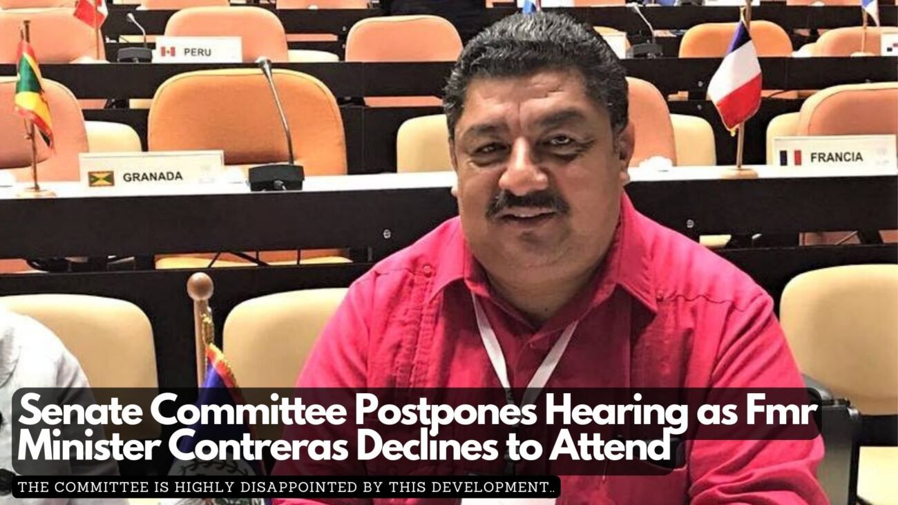 Senate Committee Postpones Hearing as Former Minister Contreras Declines to Attend