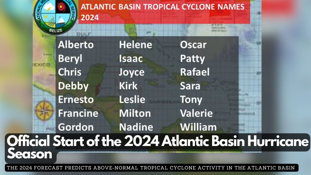 Official Start of the 2024 Atlantic Basin Hurricane Season