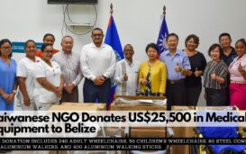 Taiwanese NGO Donates US$25,500 in Medical Equipment to Belize