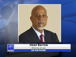On the phone: Dean Barrow