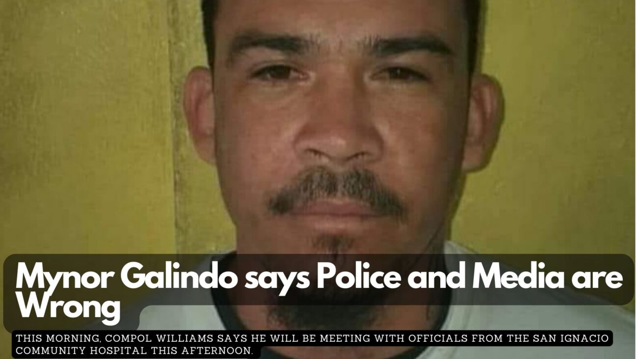 Mynor Galindo says Police and Media are Wrong