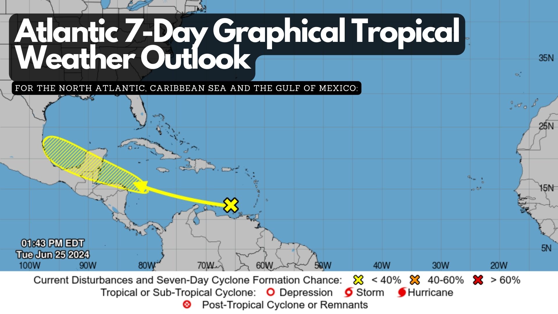 Atlantic 7-Day Graphical Tropical Weather Outlook