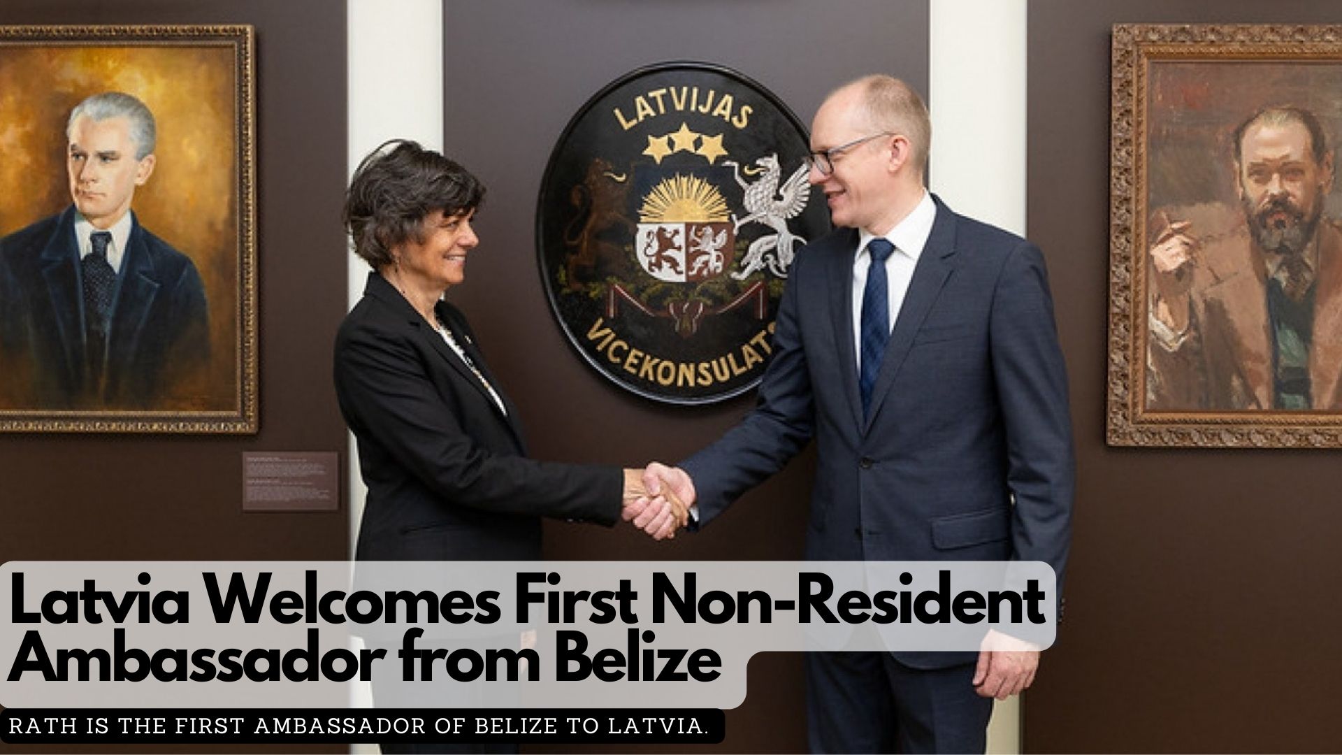 Latvia Welcomes First Non-Resident Ambassador from Belize