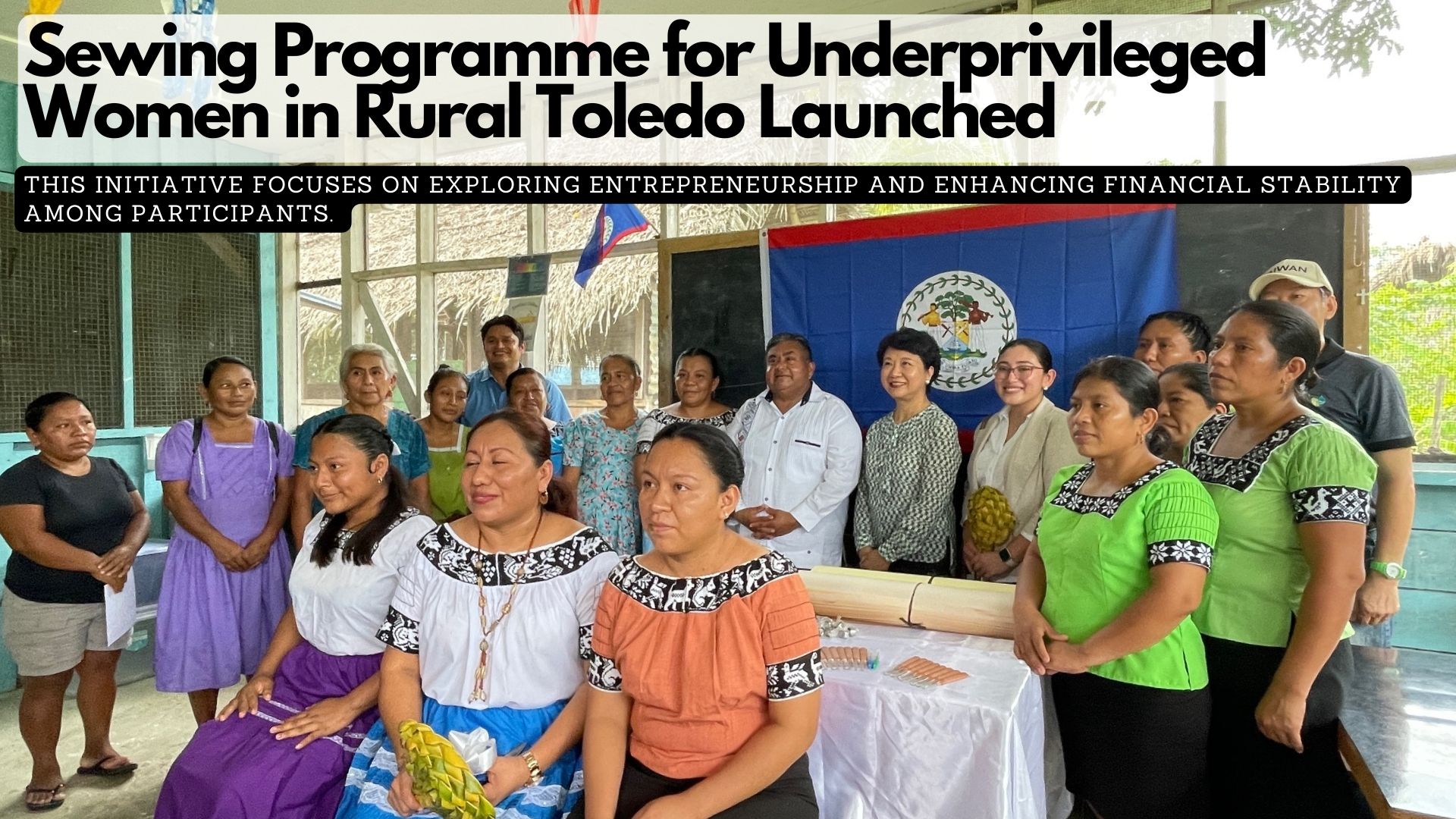 Sewing Programme for Underprivileged Women in Rural Toledo Launched