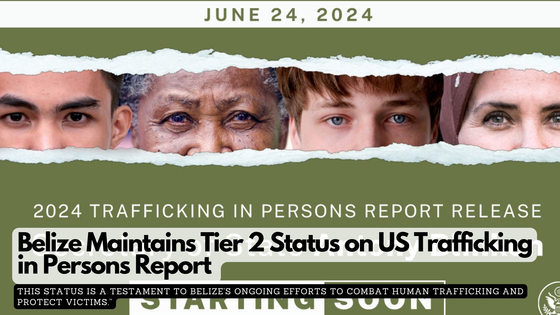 Belize Maintains Tier 2 Status on US Trafficking in Persons Report