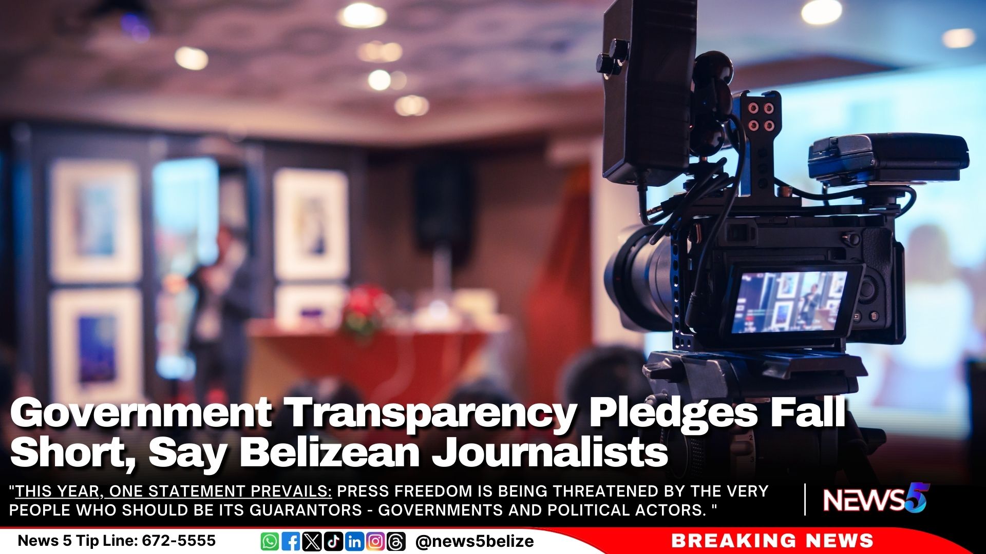 Government Transparency Pledges Fall Short, Say Belizean Journalists