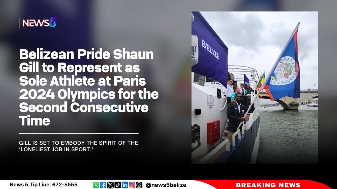 Belizean Pride Shaun Gill to Represent as Sole Athlete at Paris 2024 Olympics for the Second Consecutive Time