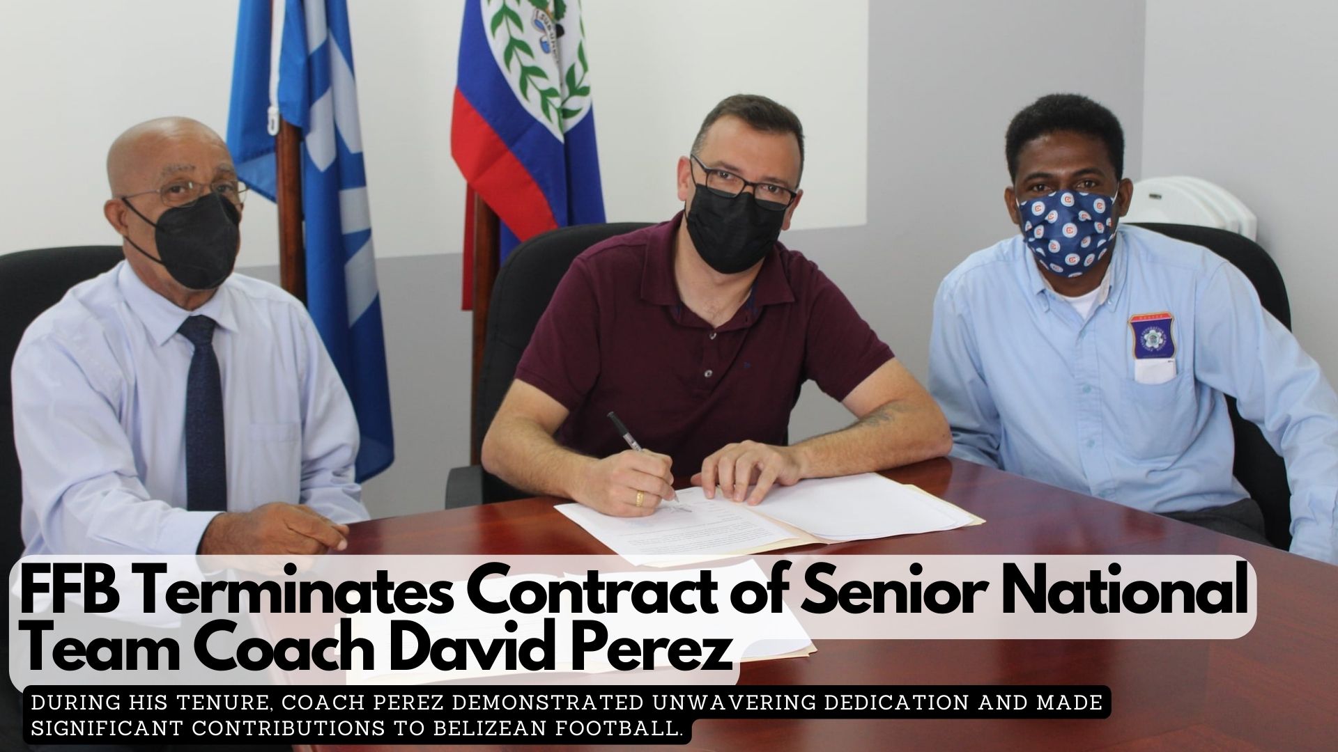 FFB Terminates Contract of Senior National Team Coach David Perez