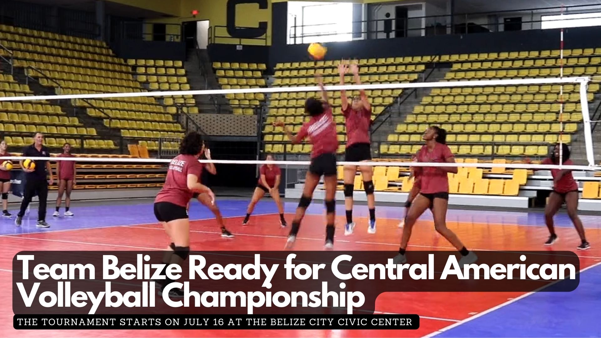 Team Belize Ready for Central American Volleyball Championship