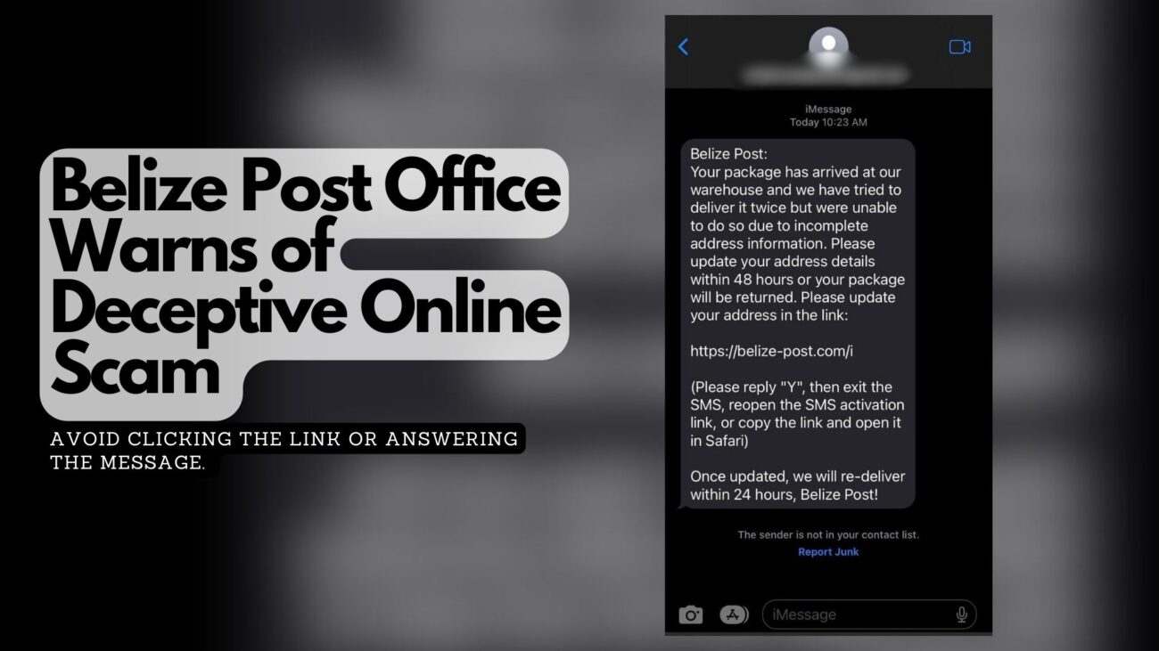 Belize Post Office Warns of Deceptive Online Scam