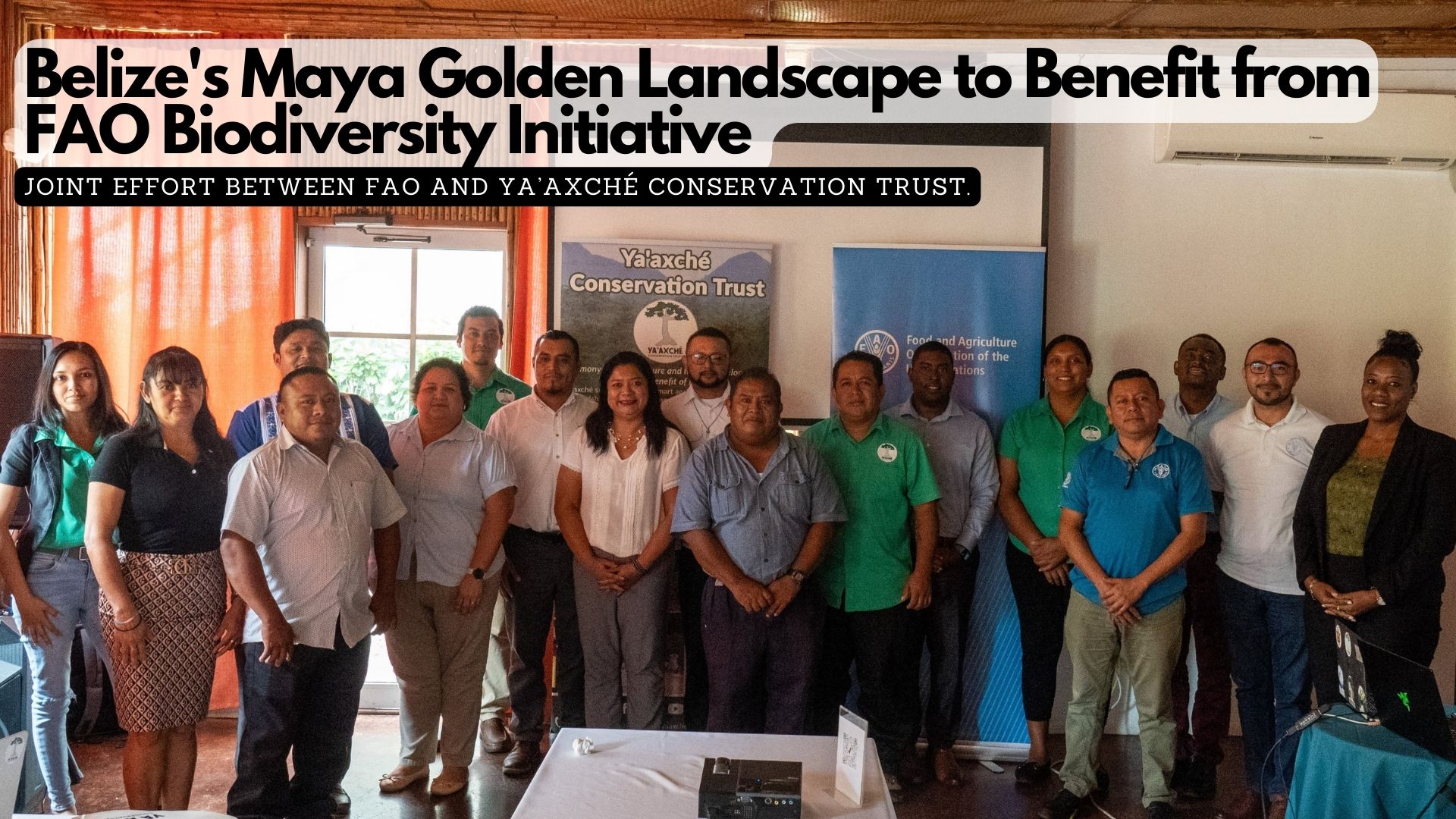 Belize's Maya Golden Landscape to Benefit from FAO Biodiversity Initiative