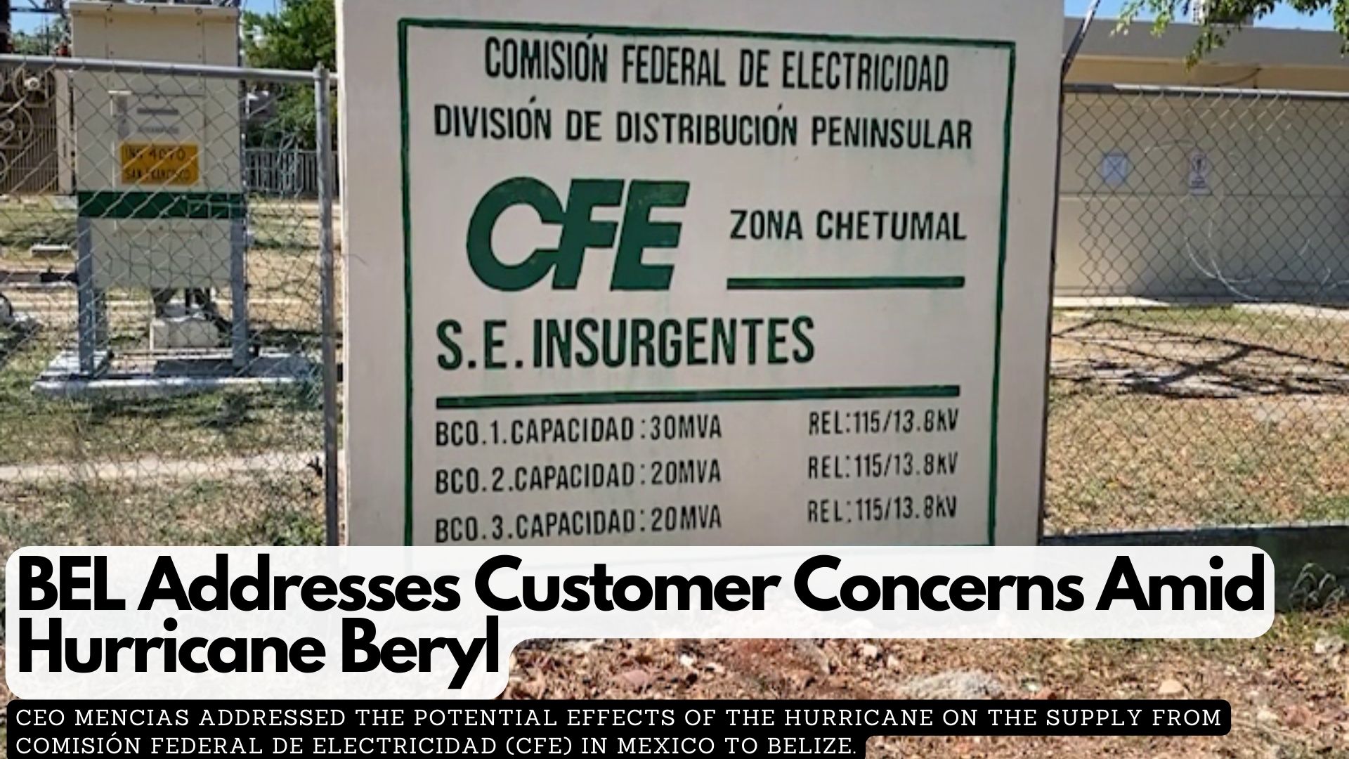 BEL Addresses Customer Concerns Amid Hurricane Beryl