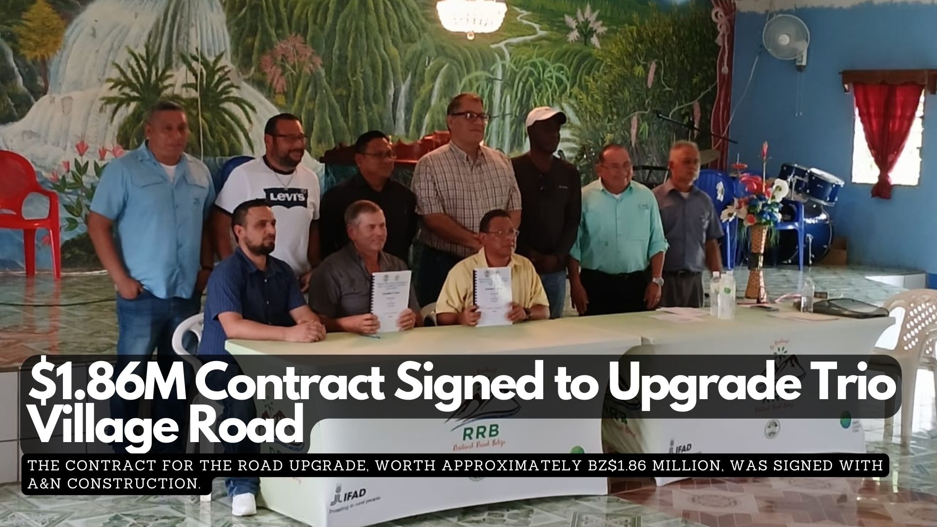 $1.86M Contract Signed to Upgrade Trio Village Road