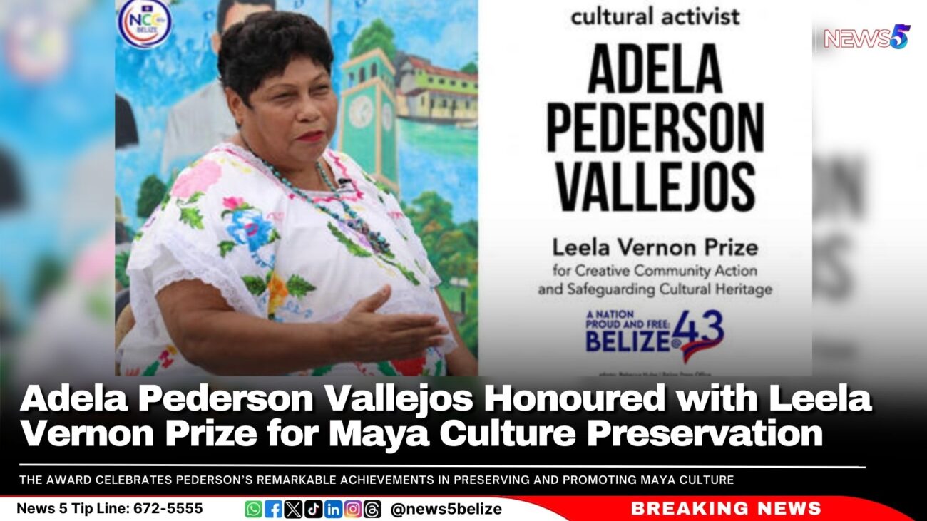 Adela Pederson Vallejos Honoured with Leela Vernon Prize for Maya Culture Preservation