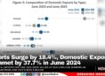 Imports Surge by 18.4%, Domestic Exports Plummet by 37.7% in June 2024