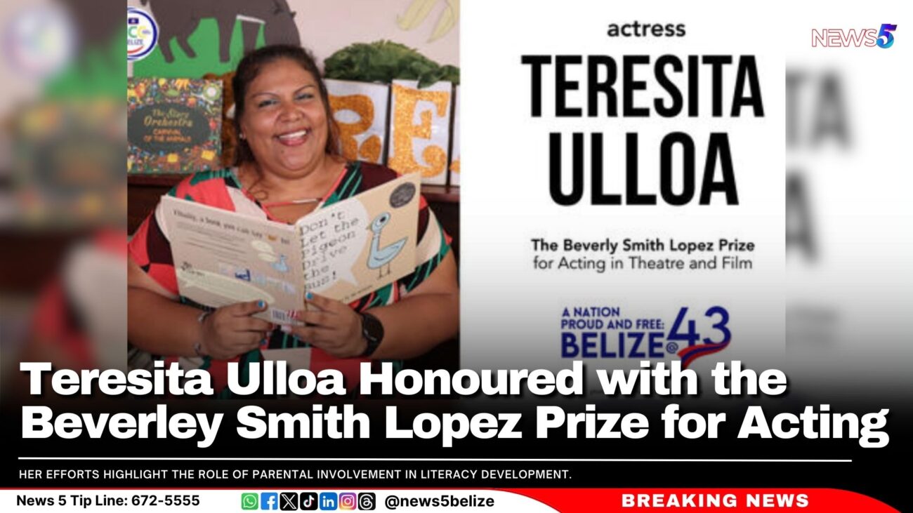 Teresita Ulloa Honoured with the Beverley Smith Lopez Prize for Acting