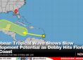 Caribbean Tropical Wave Shows Slow Development Potential as Debby Hits Florida's Gulf Coast