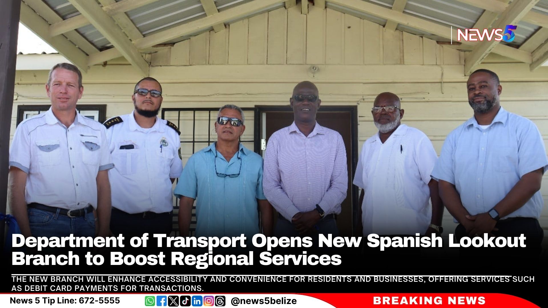 Department of Transport Opens New Spanish Lookout Branch to Boost Regional Services