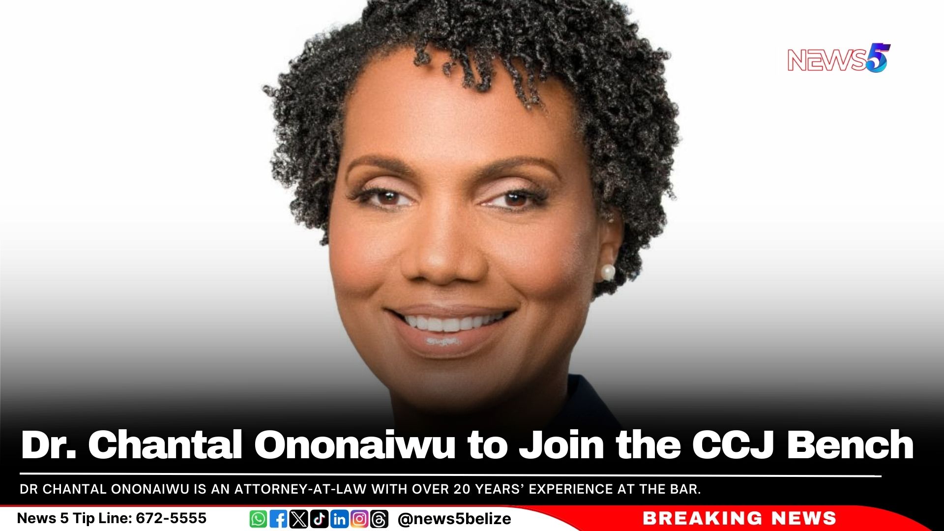 Dr. Chantal Ononaiwu to Join the CCJ Bench