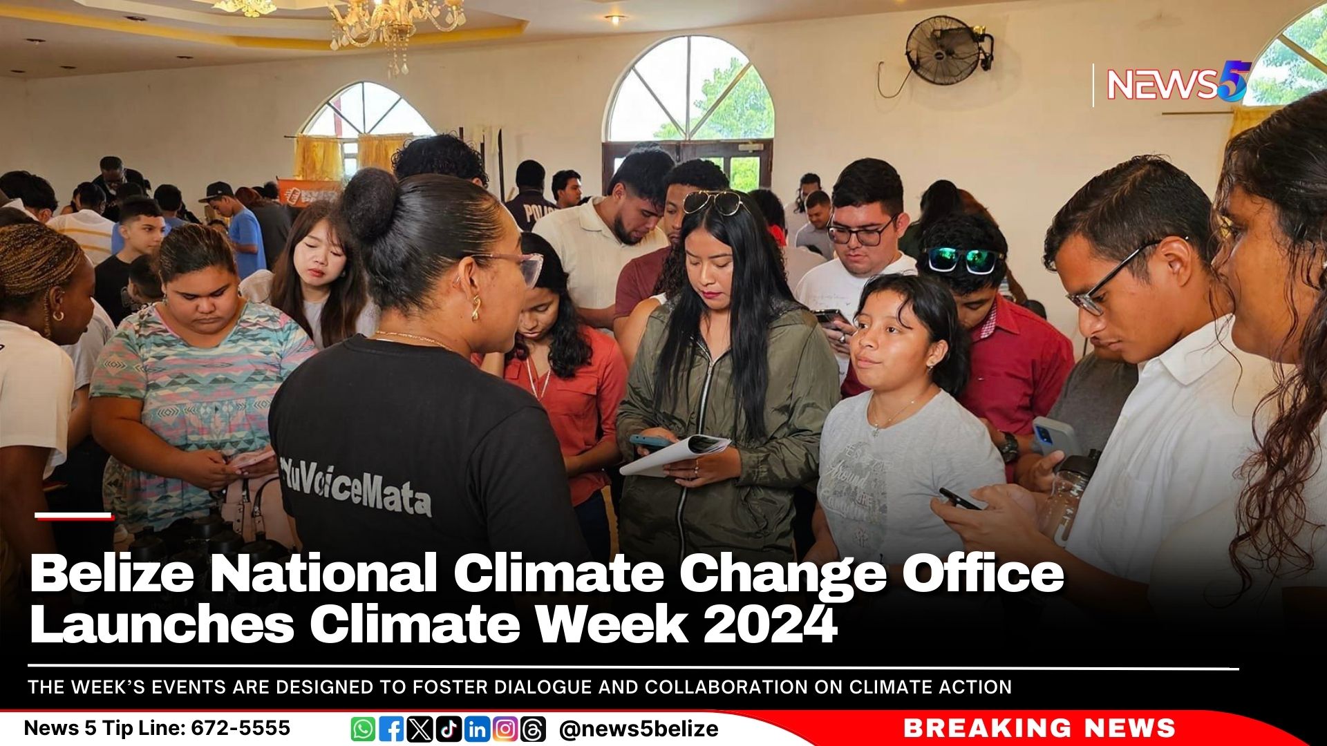 Belize National Climate Change Office Launches Climate Week 2024