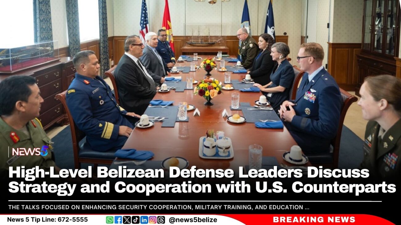 High-Level Belizean Defense Leaders Discuss Strategy and Cooperation with U.S. Counterparts