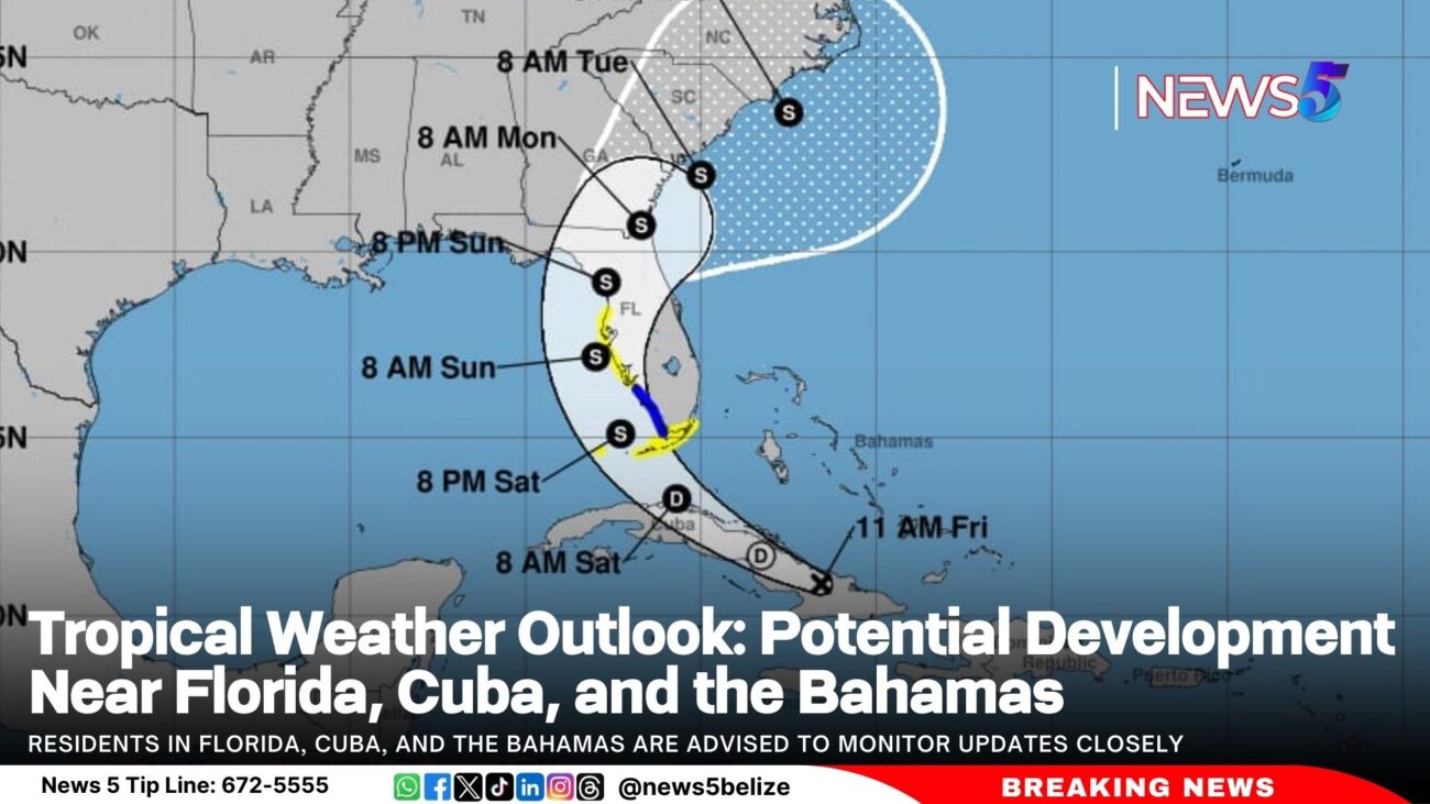 Tropical Weather Outlook: Potential Development Near Florida, Cuba, and the Bahamas