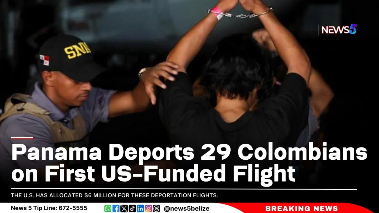 Panama Deports 29 Colombians on First US-Funded Flight