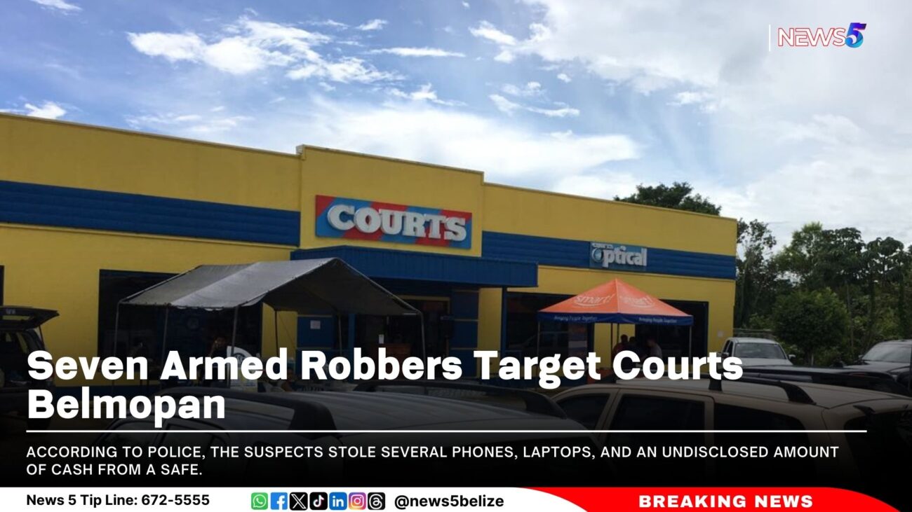 Seven Armed Robbers Target Courts Belmopan