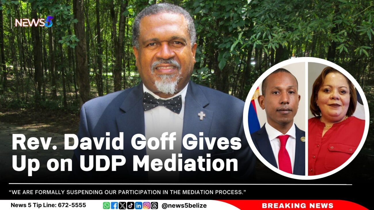 Rev. David Goff Gives Up on UDP Mediation