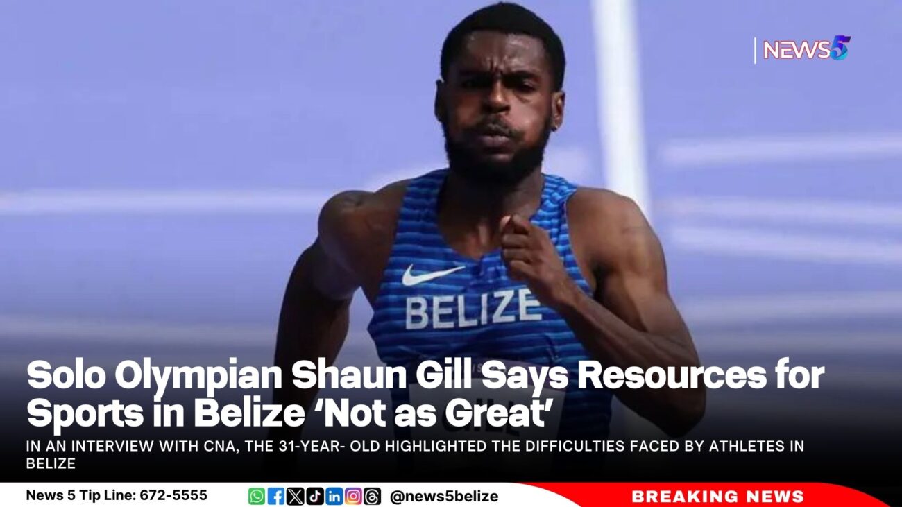 Solo Olympian Shaun Gill Says Resources for Sports in Belize ‘Not as Great’