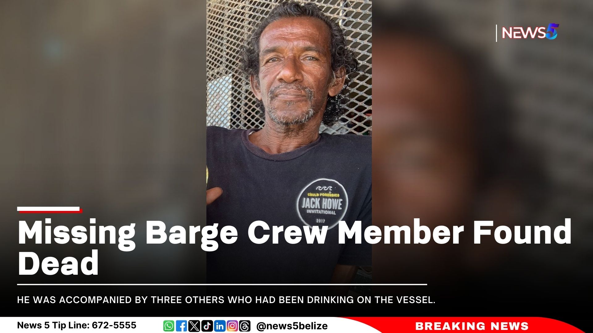 Missing Barge Crew Member Found Dead