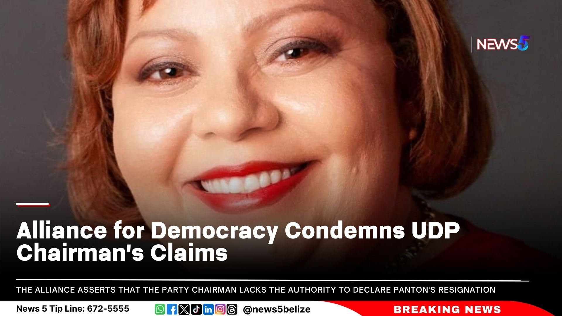 Alliance for Democracy Condemns UDP Chairman's Claims