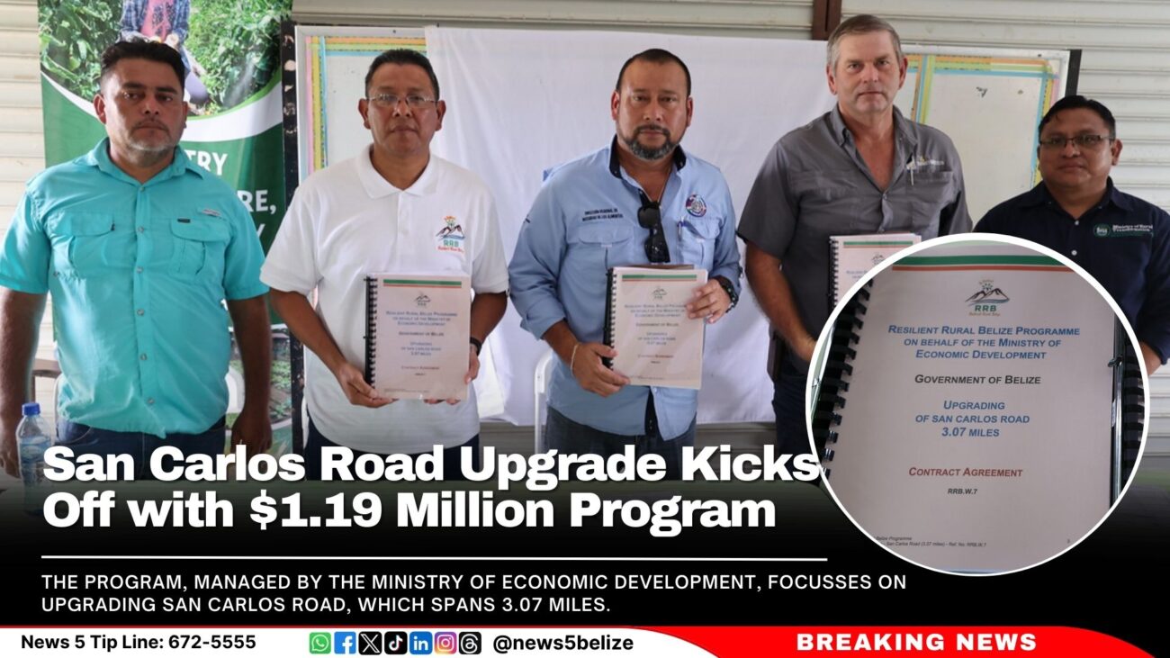 The program, managed by the Ministry of Economic Development, focusses on upgrading San Carlos Road, which spans 3.07 miles.