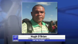 On the phone: Hugh O’Brien