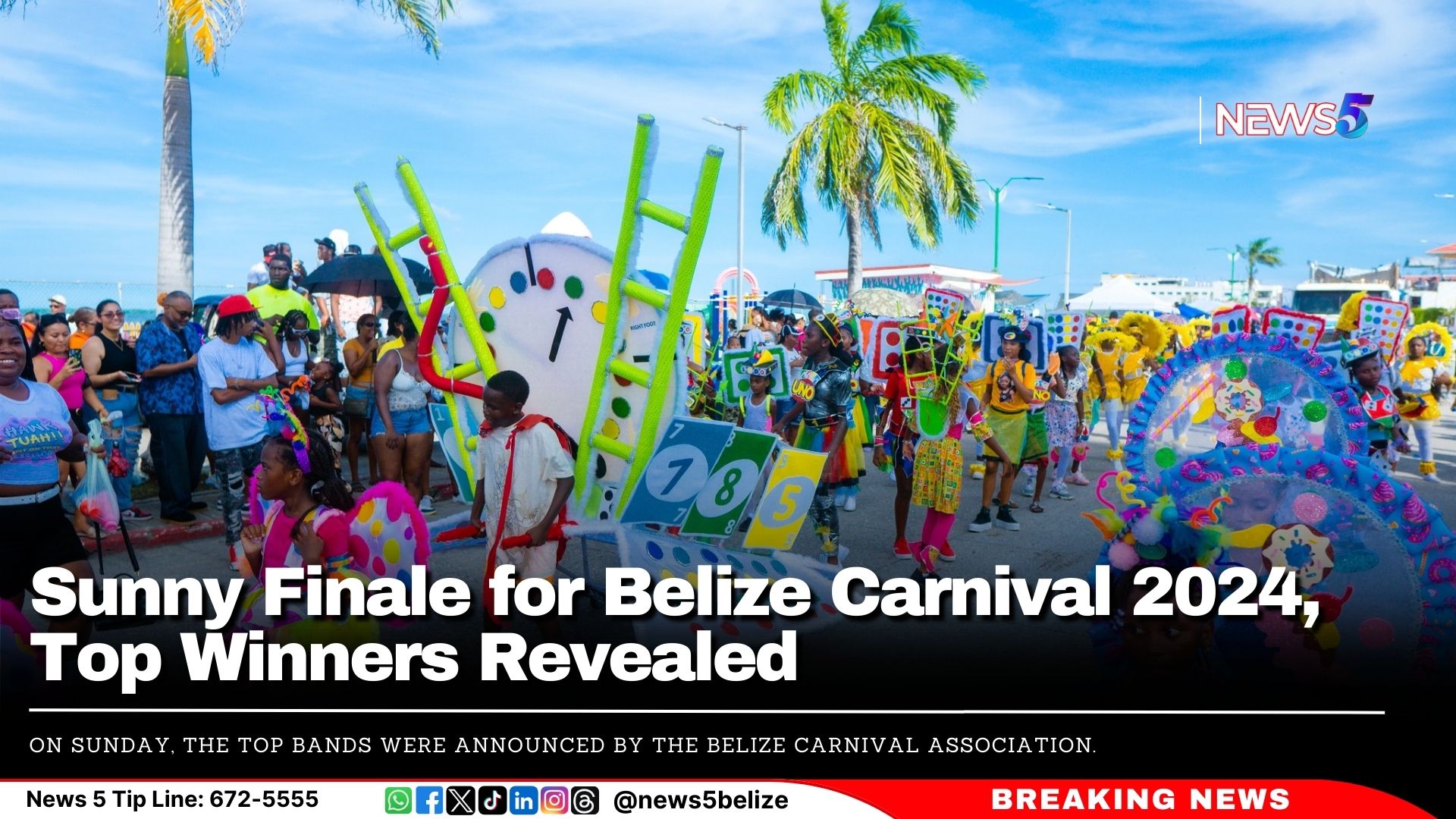 Sunny Finale for Belize Carnival 2024, Top Winners Revealed