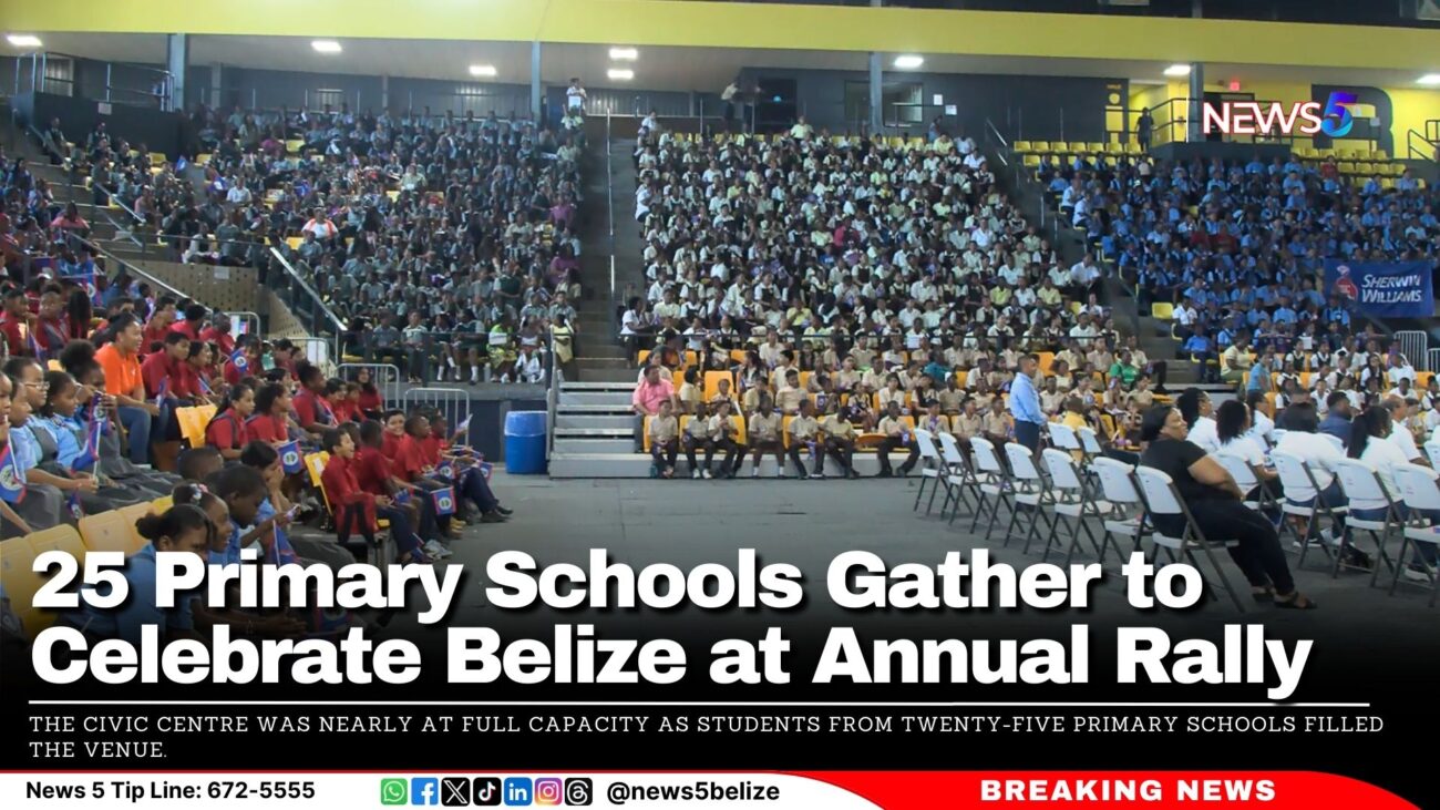 25 Primary Schools Gather to Celebrate Belize at Annual Rally