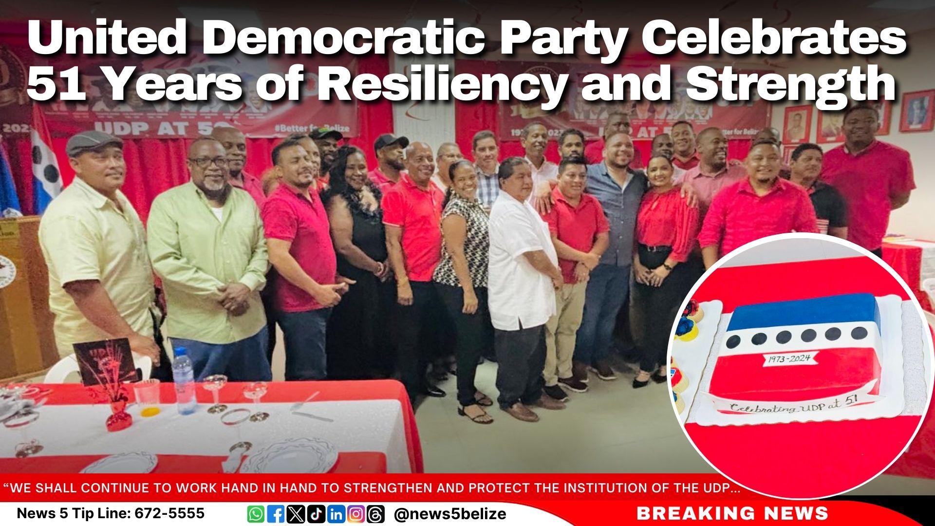 United Democratic Party Celebrates 51 Years of Resiliency and Strength 