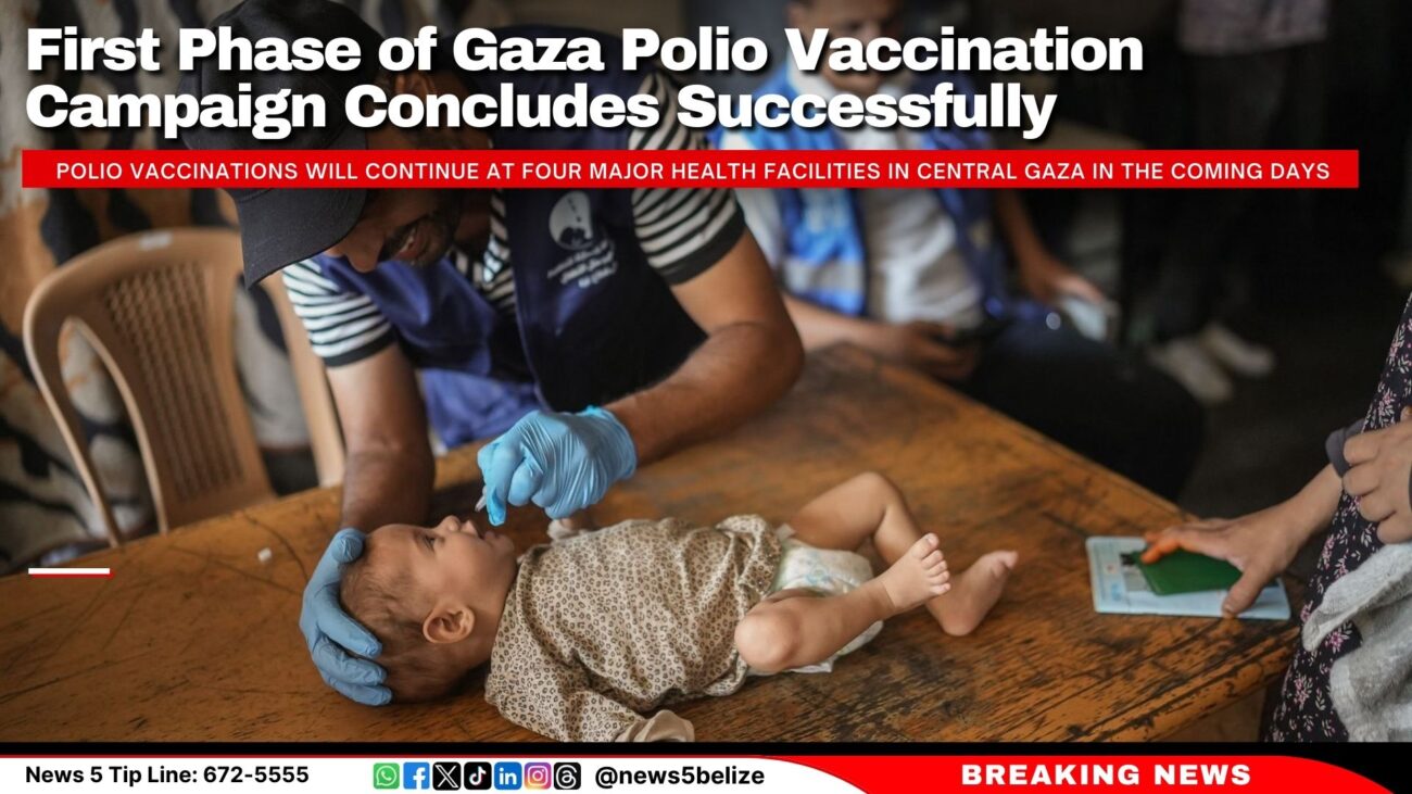 First Phase of Gaza Polio Vaccination Campaign Concludes Successfully