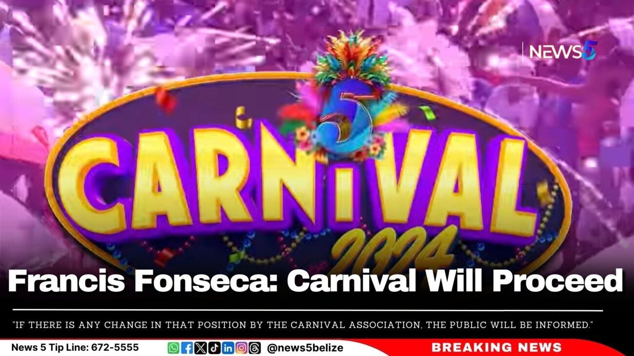 Francis Fonseca: Carnival Will Proceed 