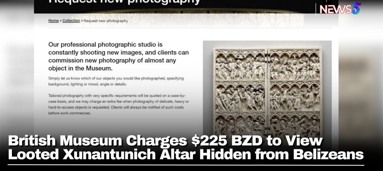 British Museum Charges $225 BZD to View Looted Xunantunich Altar Hidden from Belizeans