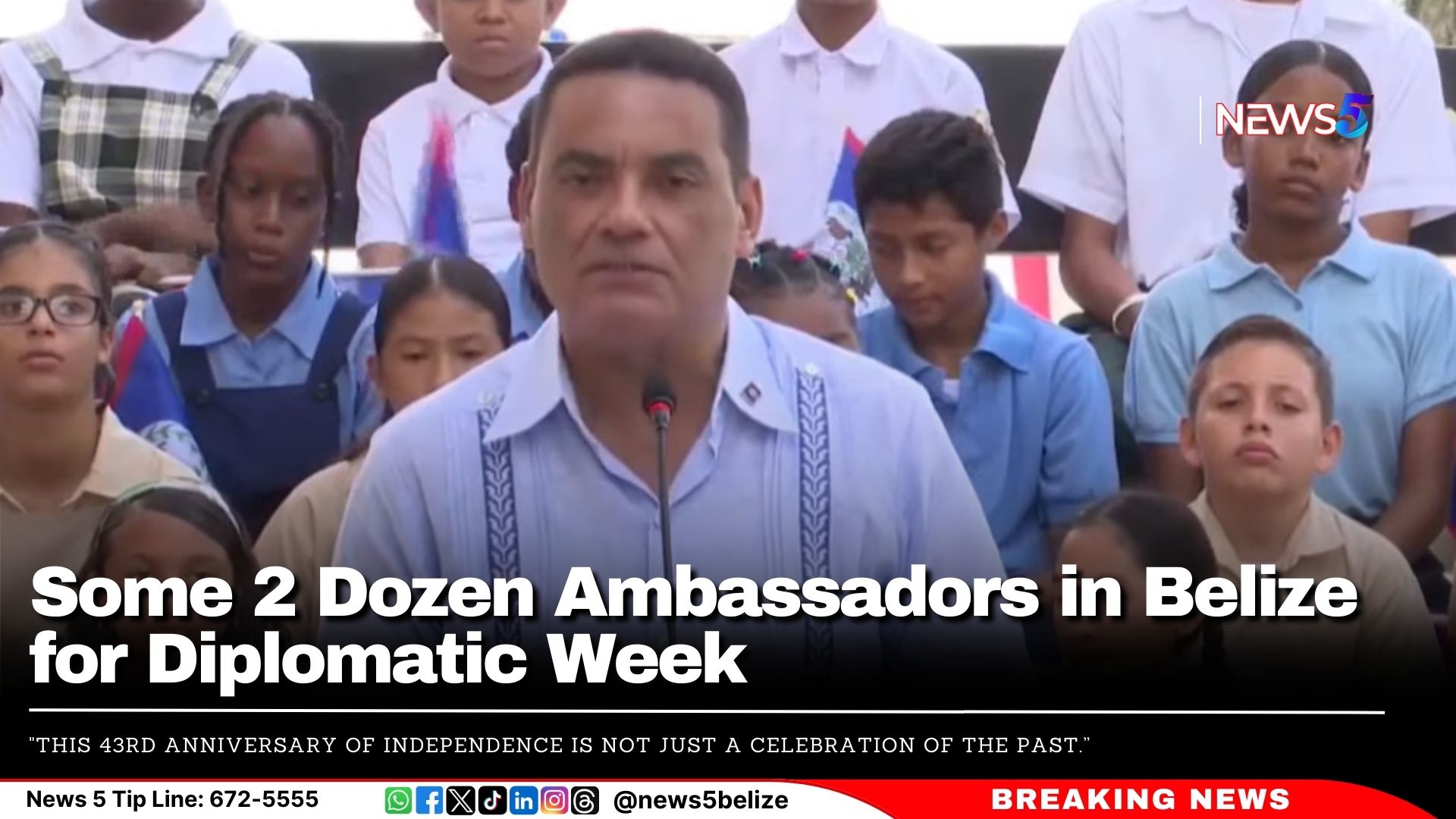 Some 2 Dozen Ambassadors in Belize for Diplomatic Week 