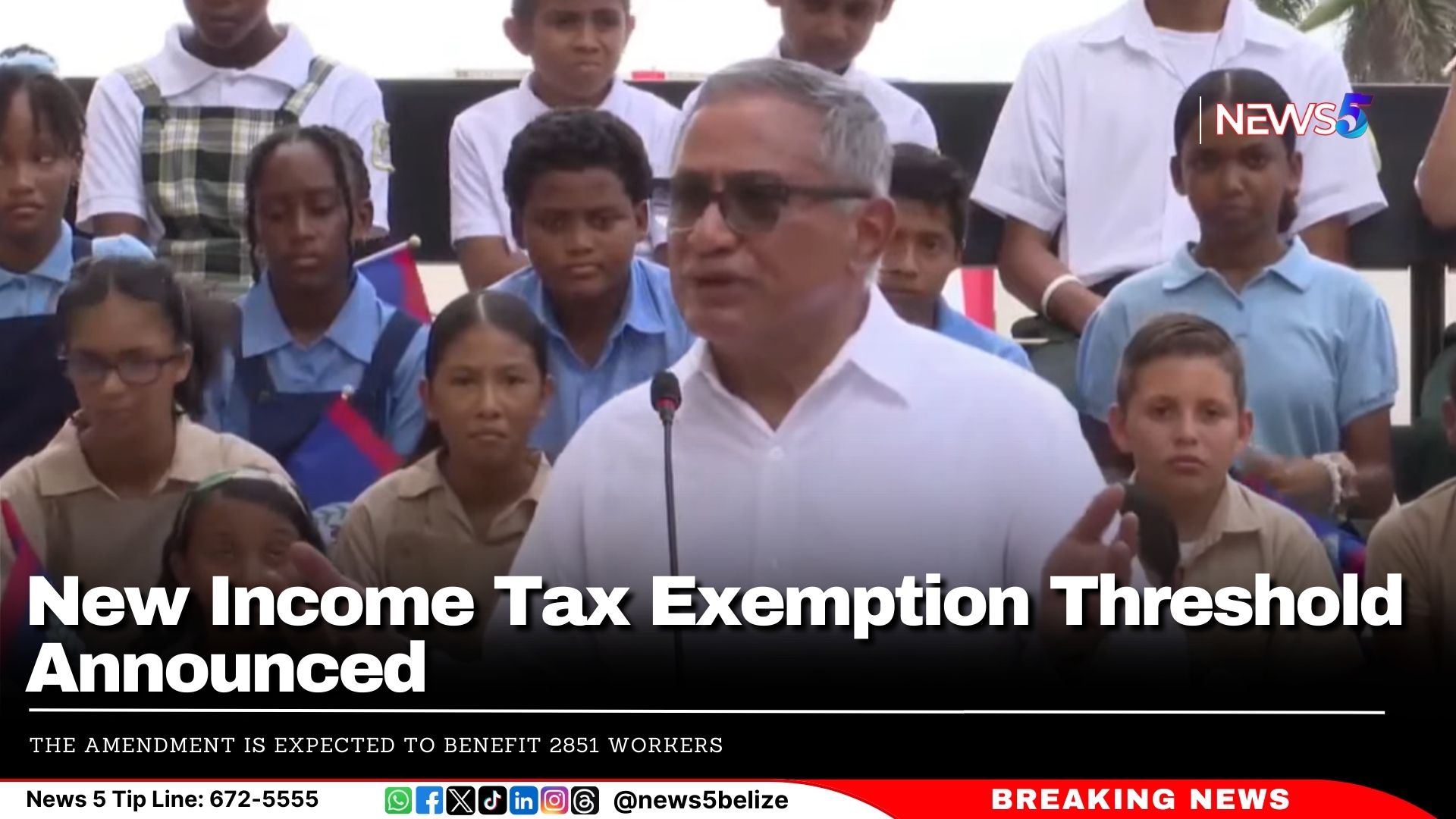 New Income Tax Exemption Threshold Announced