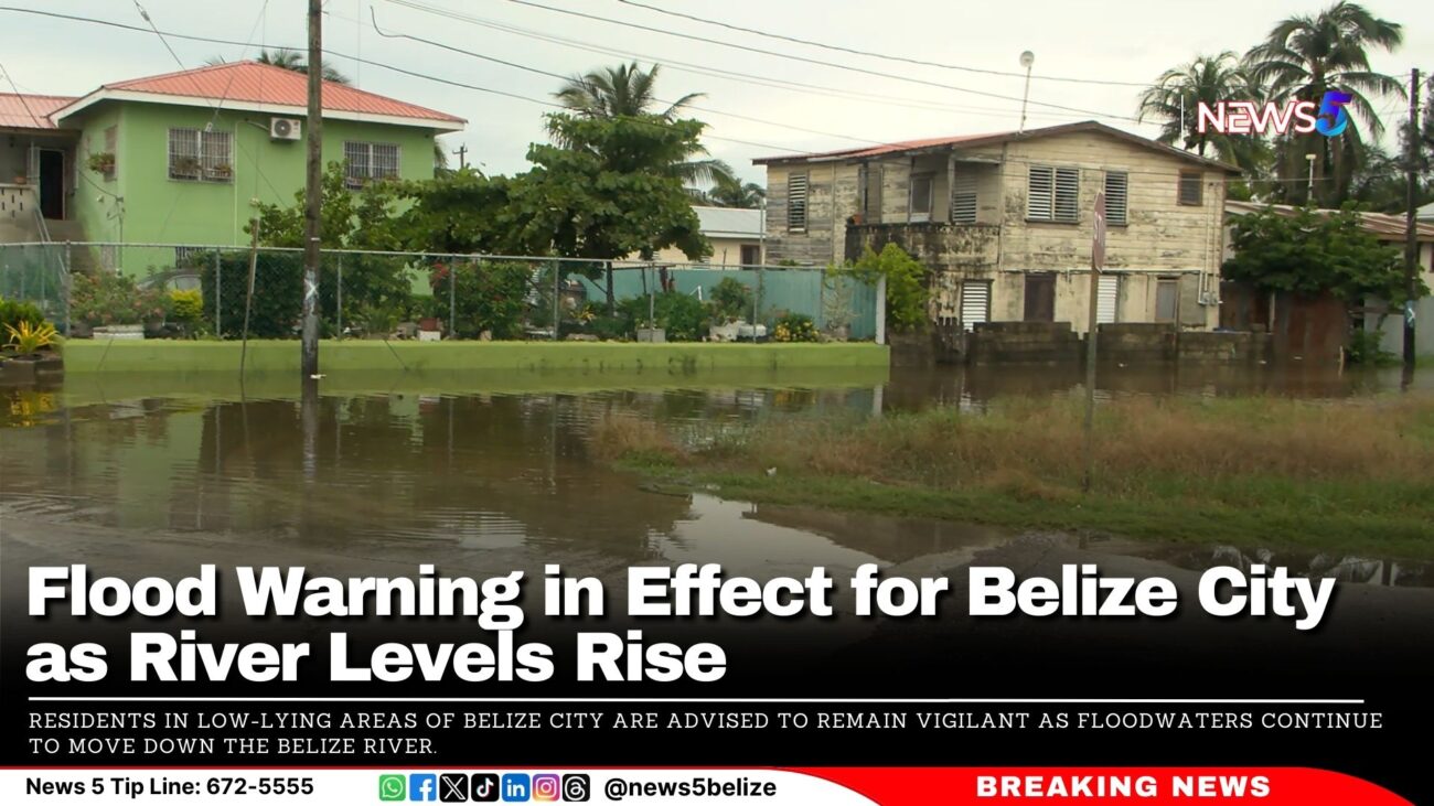 Flood Warning in Effect for Belize City as River Levels Rise