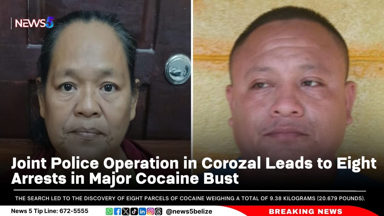 Joint Police Operation in Corozal Leads to Eight Arrests in Major Cocaine Bust